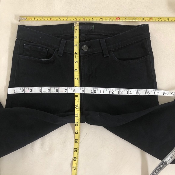J BRAND Black The Deal Zip Black Skinny Jeans - Picture 10 of 11